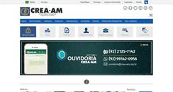 Desktop Screenshot of crea-am.org.br