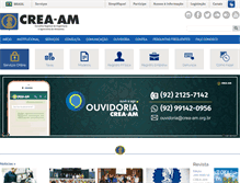 Tablet Screenshot of crea-am.org.br